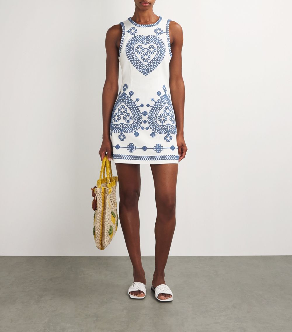  Maje Embroidered Mini Dress