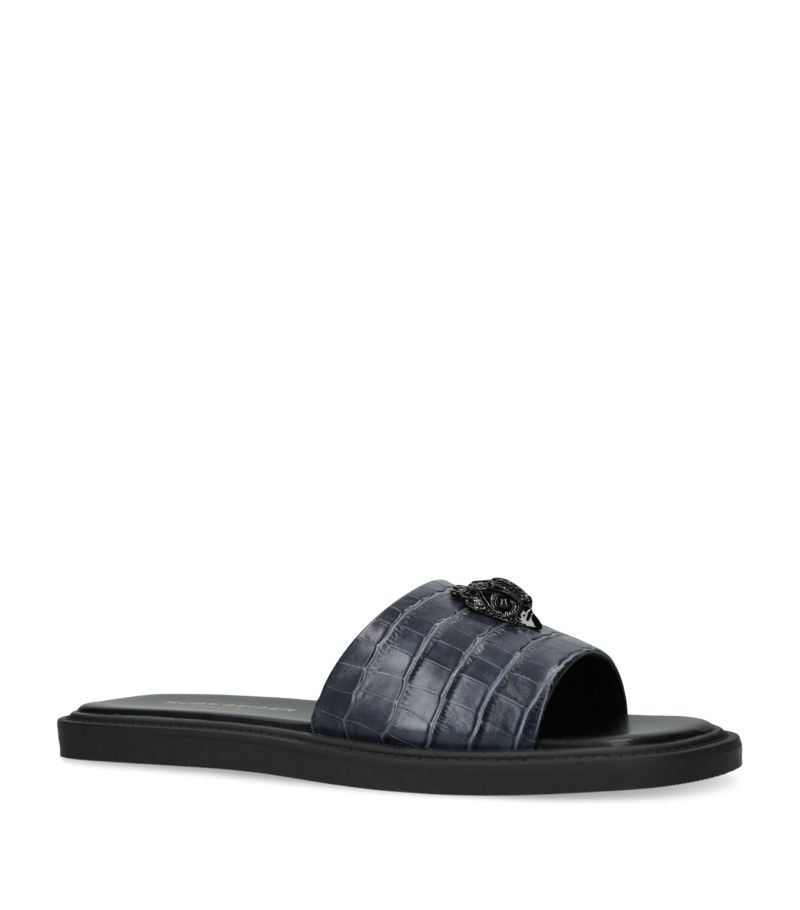 Kurt Geiger London Kurt Geiger London Leather Oscar Eagle Slides