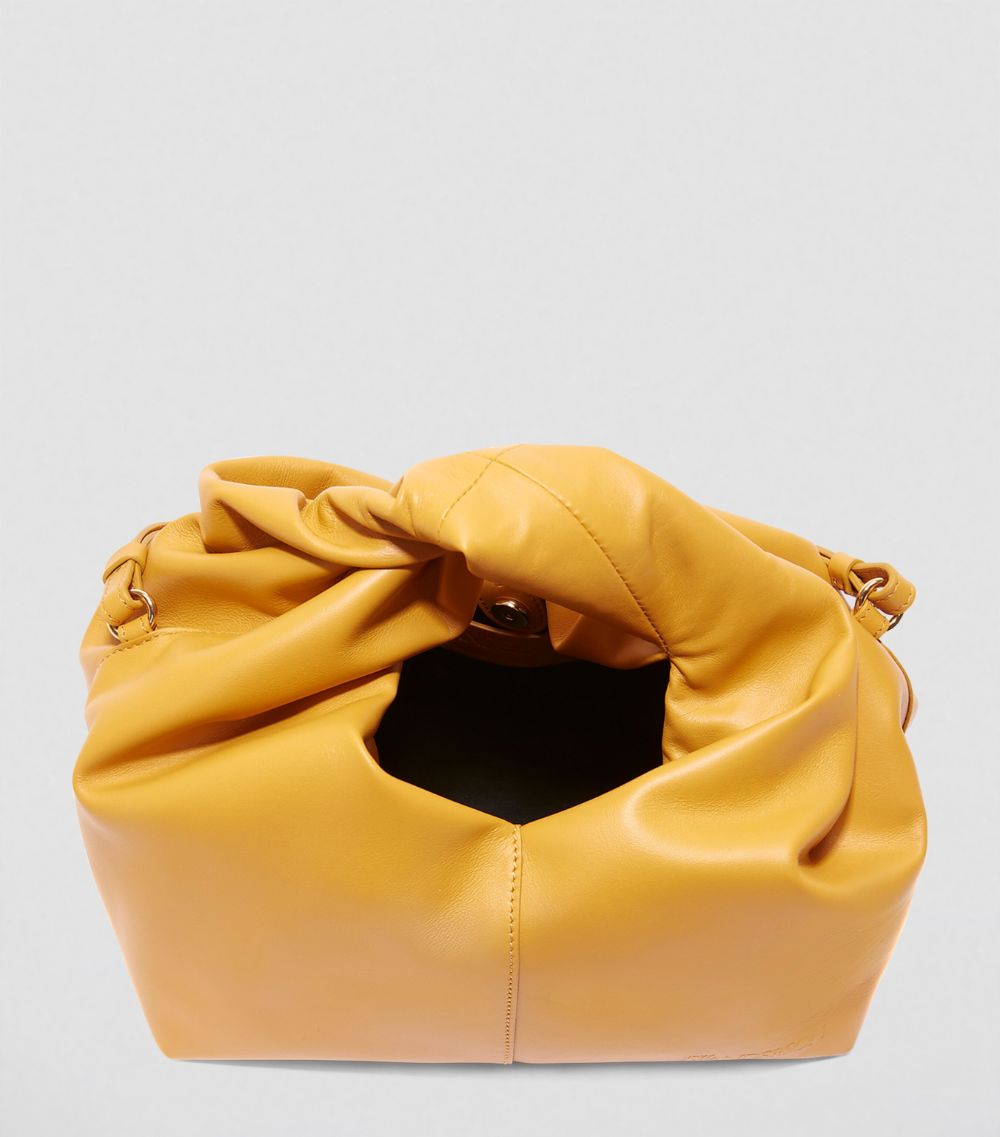 Jw Anderson Jw Anderson Mini Leather Twister Top-Handle Bag