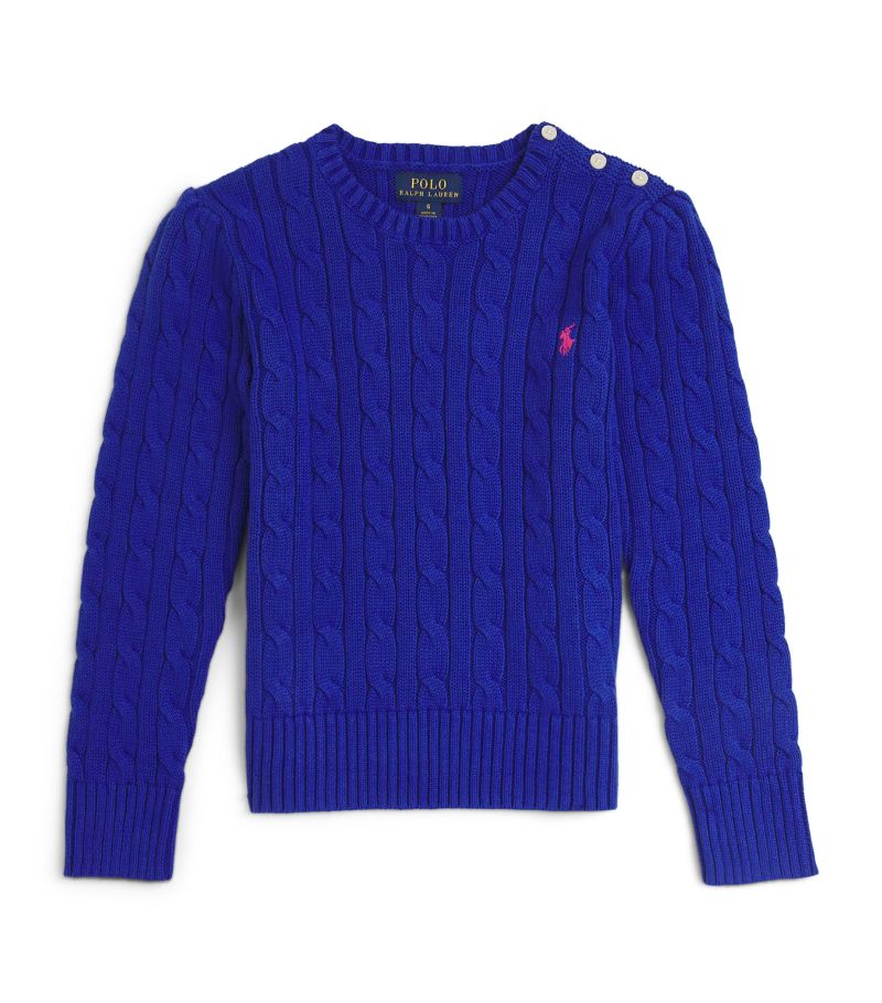 Ralph Lauren Kids Ralph Lauren Kids Cable-Knit Polo Pony Sweater (2-7 Years)