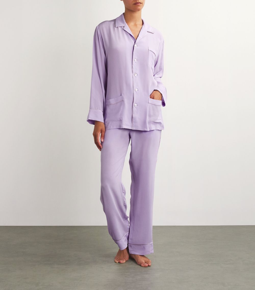 Olivia Von Halle Olivia Von Halle Silk Yves Pyjama Set