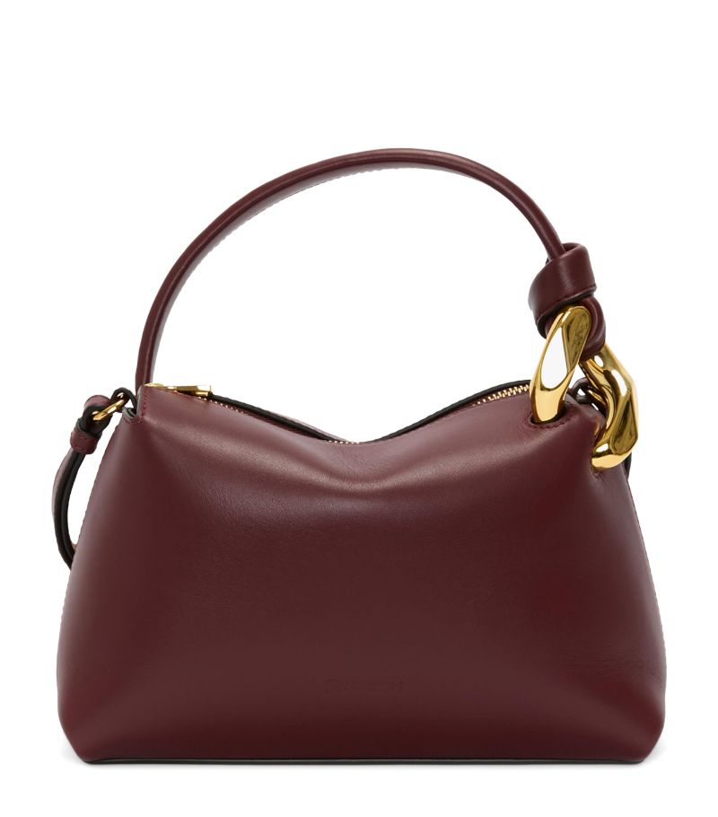 Jw Anderson Jw Anderson Small Leather Corner Cross-Body Bag