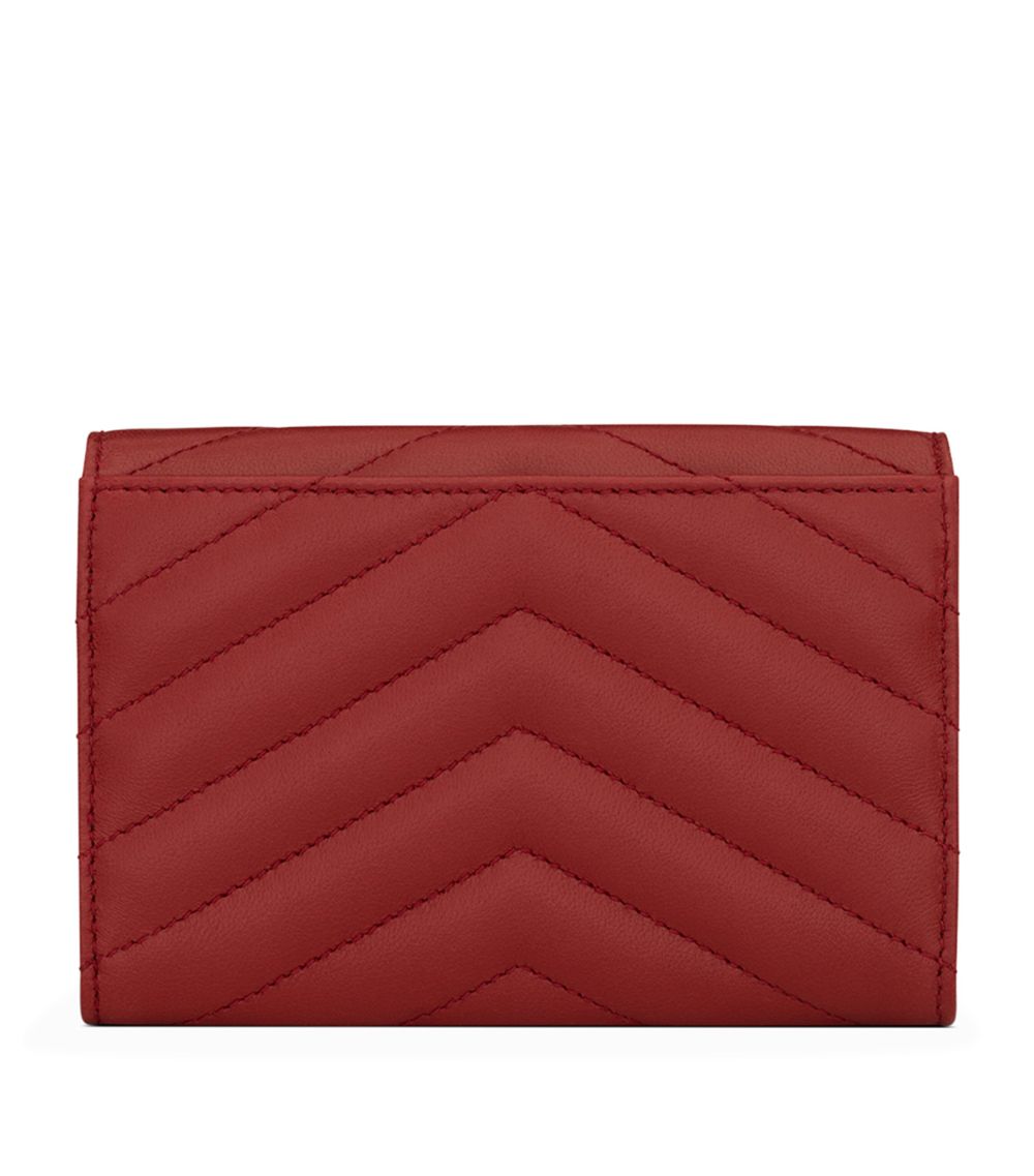 Saint Laurent Saint Laurent Small Cassandre Matelassé Envelope Wallet