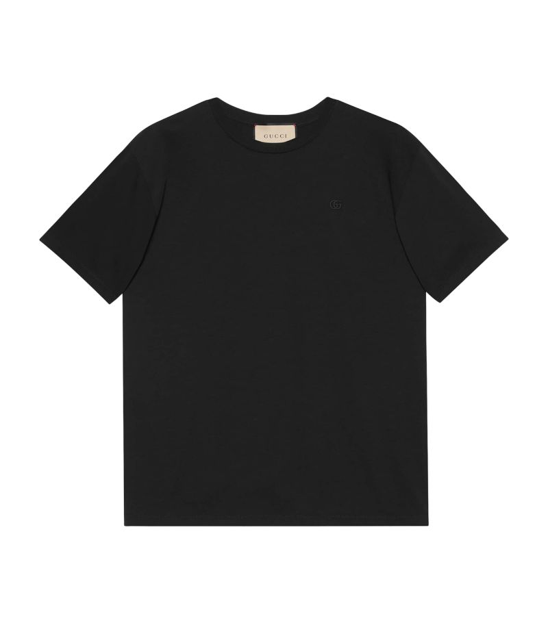 Gucci Gucci Embroidered Double G T-Shirt