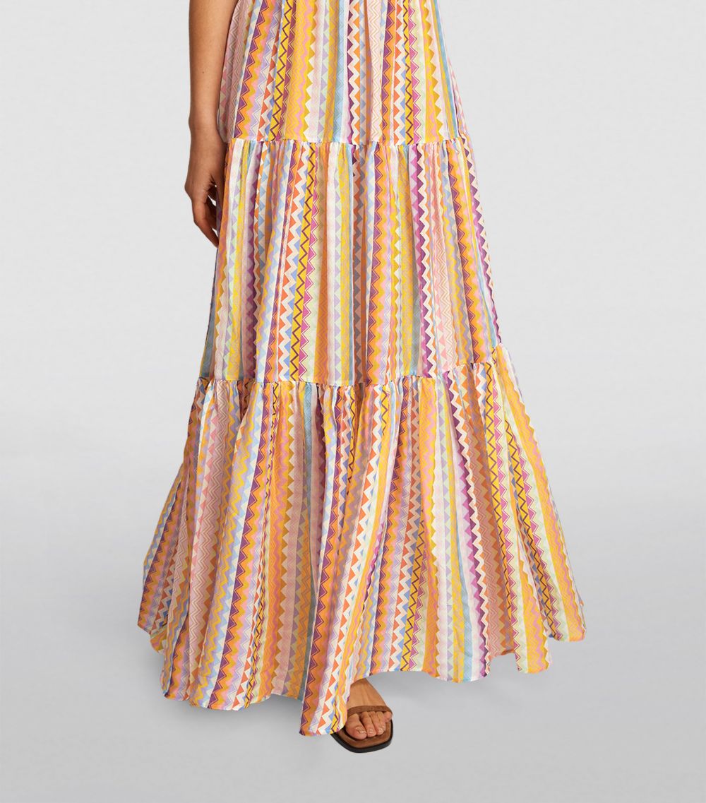 Missoni Missoni Zigzag Halterneck Maxi Dress