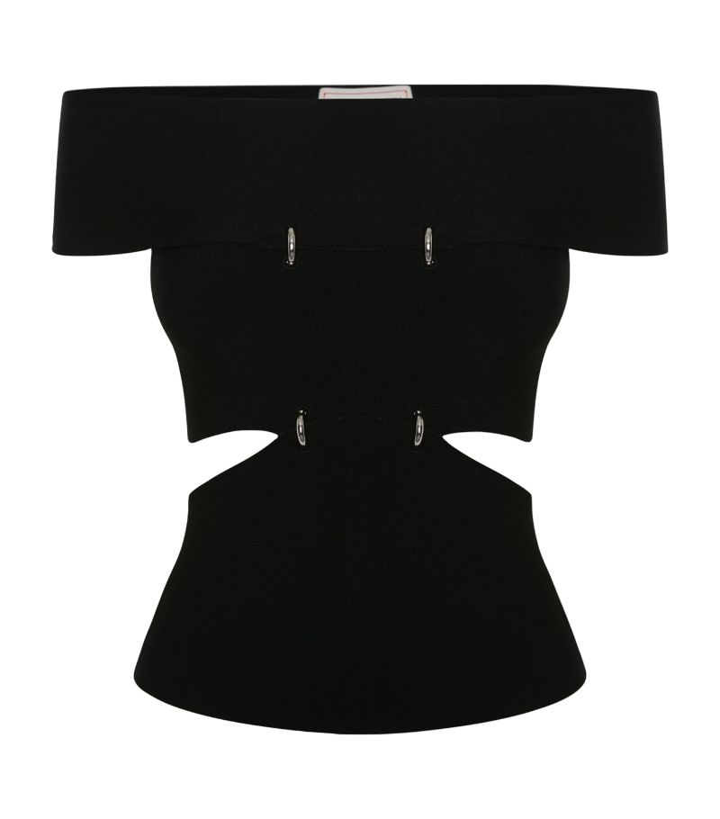 Alexander McQueen Alexander McQueen Off-The-Shoulder Top