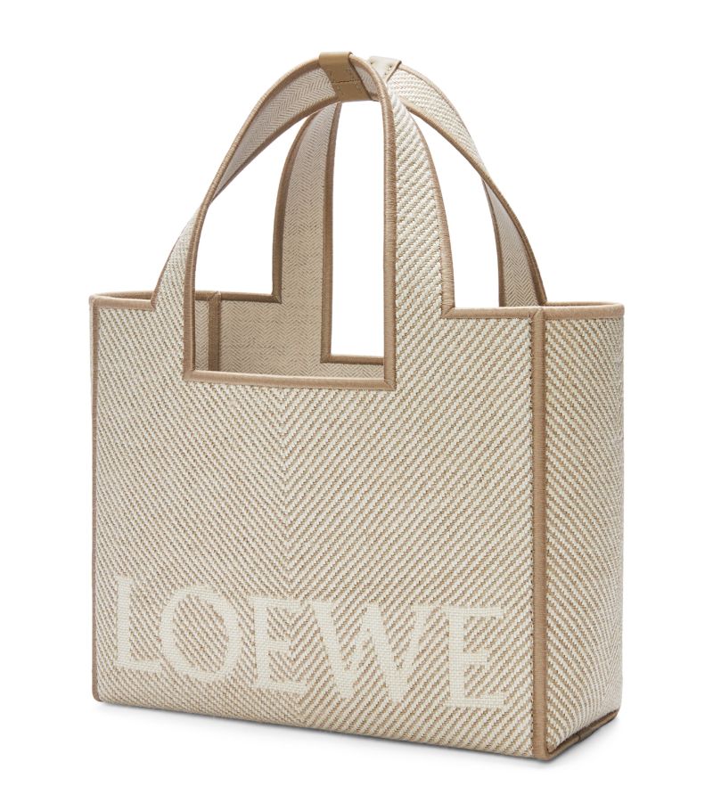 Loewe Loewe Small Canvas Font Tote Bag