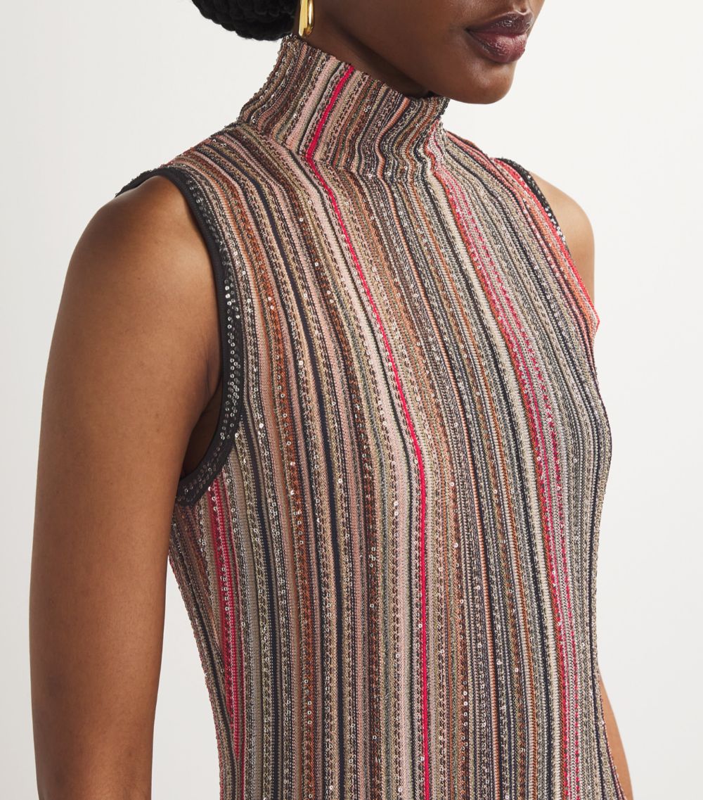 Missoni Missoni Striped Sleeveless Maxi Dress