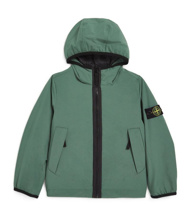 Stone Island Junior Stone Island Junior Logo Jacket (4-14 Years)