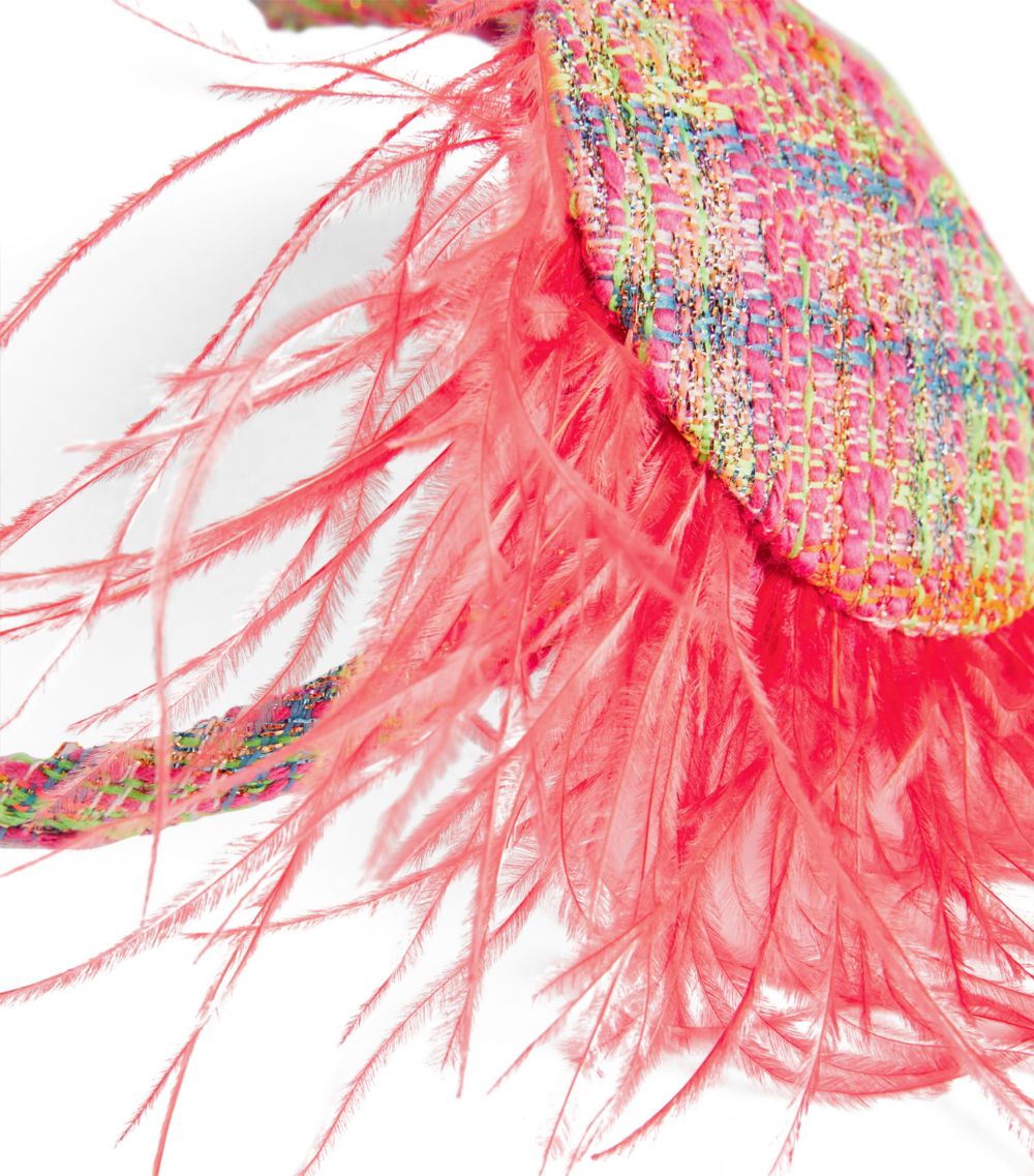 Eirene Eirene Tweed Feather Headband