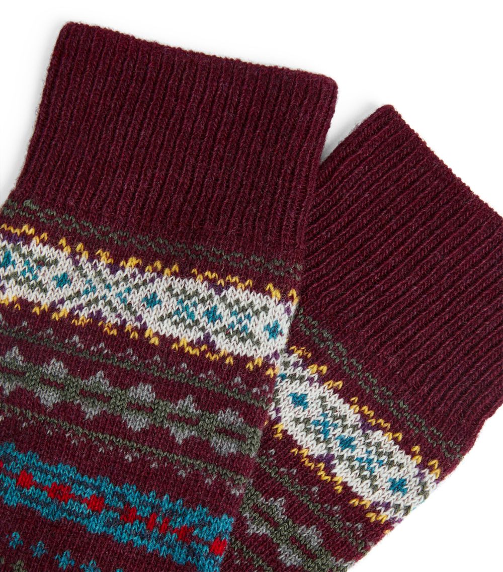 Barbour Barbour Wool-Blend Fair Isle Socks