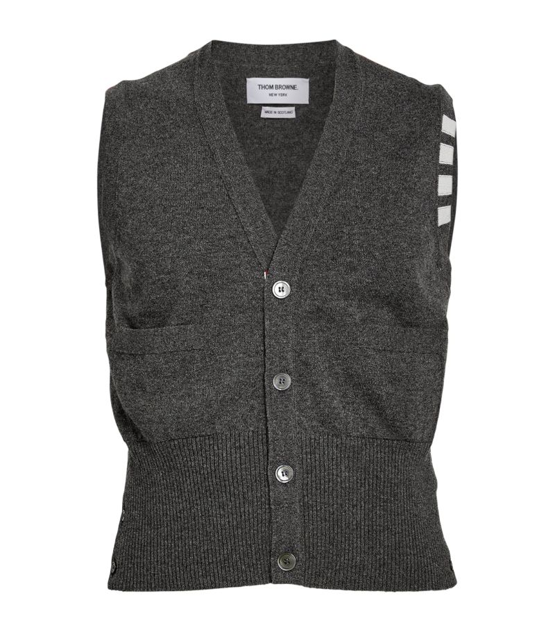 Thom Browne Thom Browne Cashmere Cardigan Vest