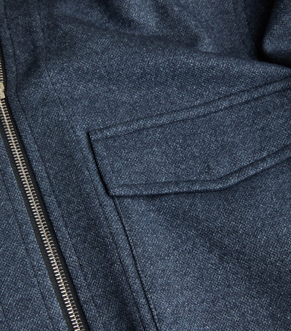 Marco Pescarolo Marco Pescarolo Silk-Cashmere Zip-Up Jacket