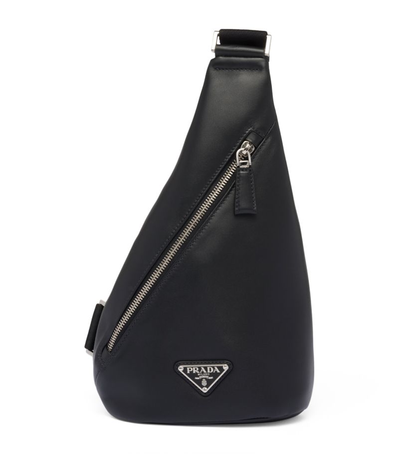 Prada Prada Leather Cross-Body Backpack