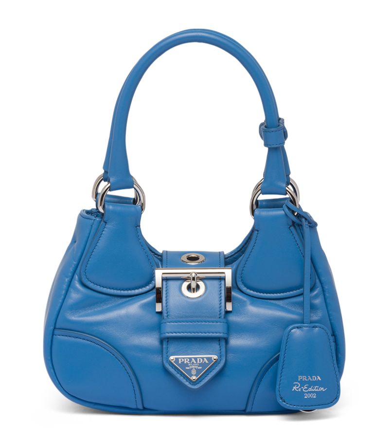 Prada Prada Small Leather Re-Edition Moon Shoulder Bag