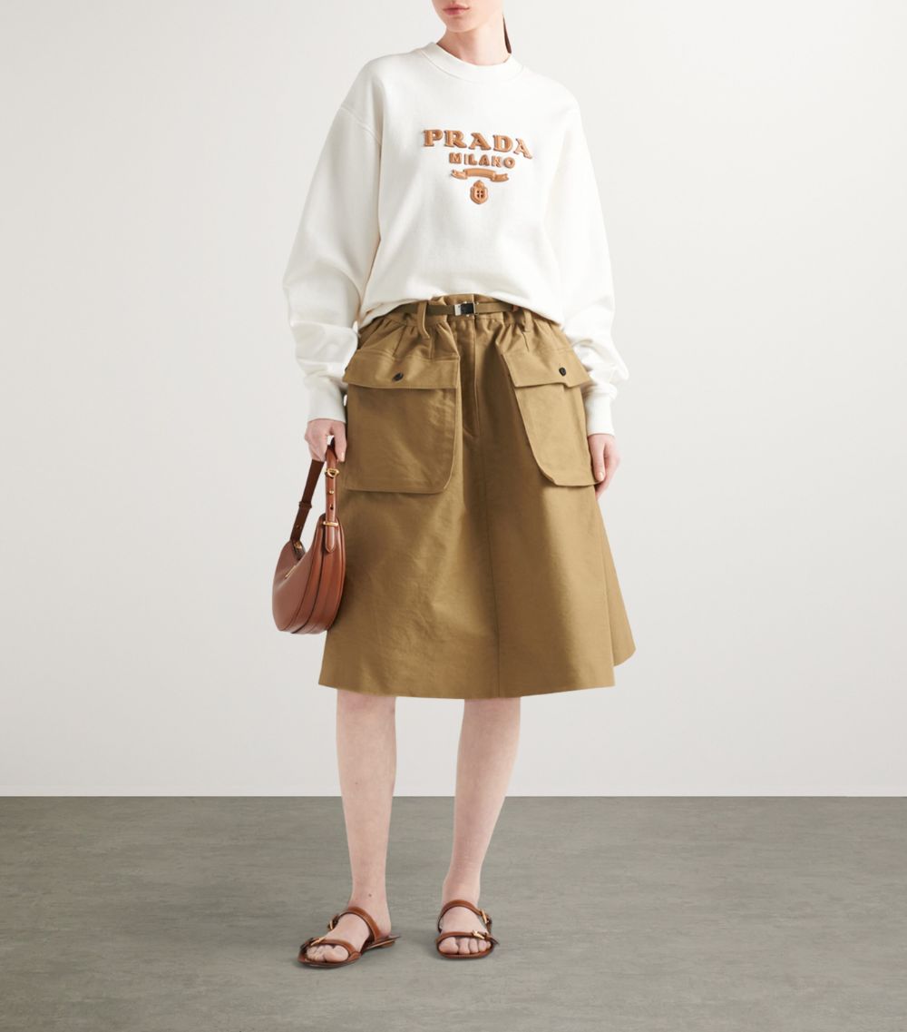 Prada Prada Oversized Logo Sweatshirt