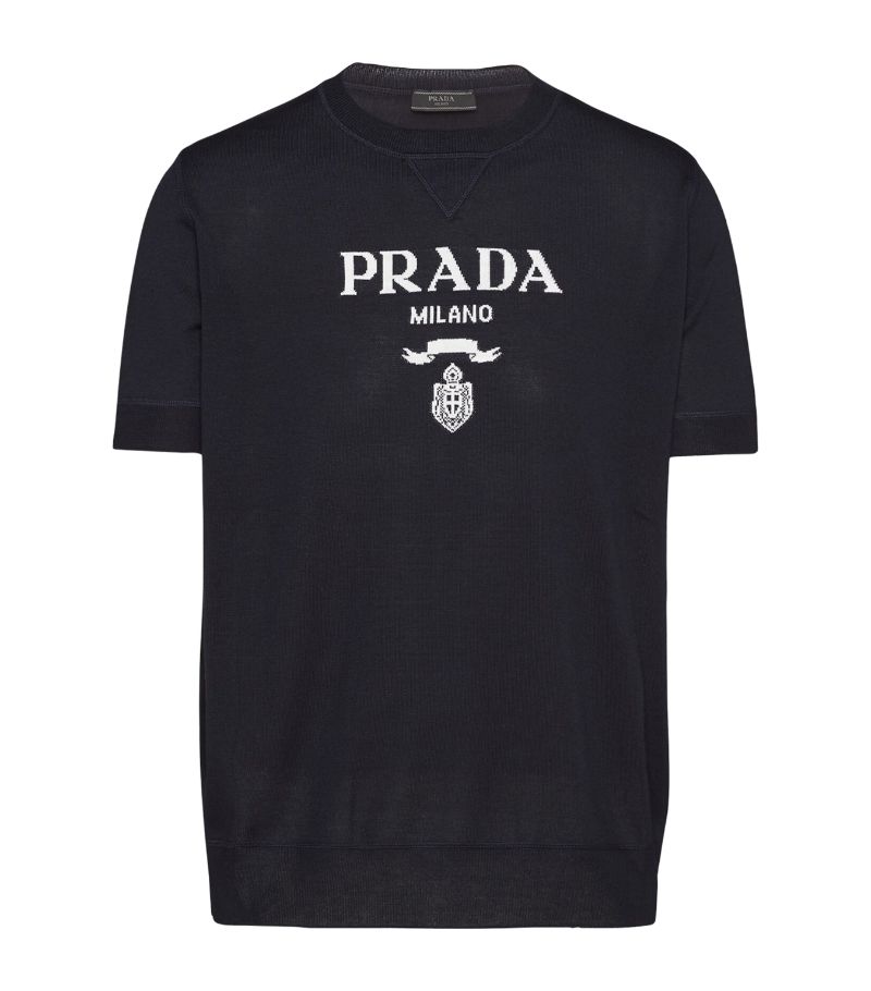 Prada Prada Wool-Cashmere Logo Sweater