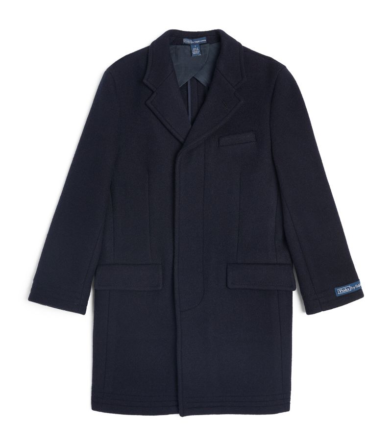 Ralph Lauren Kids Ralph Lauren Kids Wool-Blend Tailored Coat (8-14 Years)