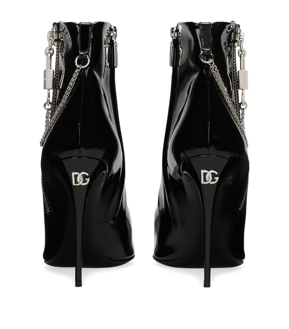 Dolce & Gabbana Dolce & Gabbana Patent Leather Heeled Boots