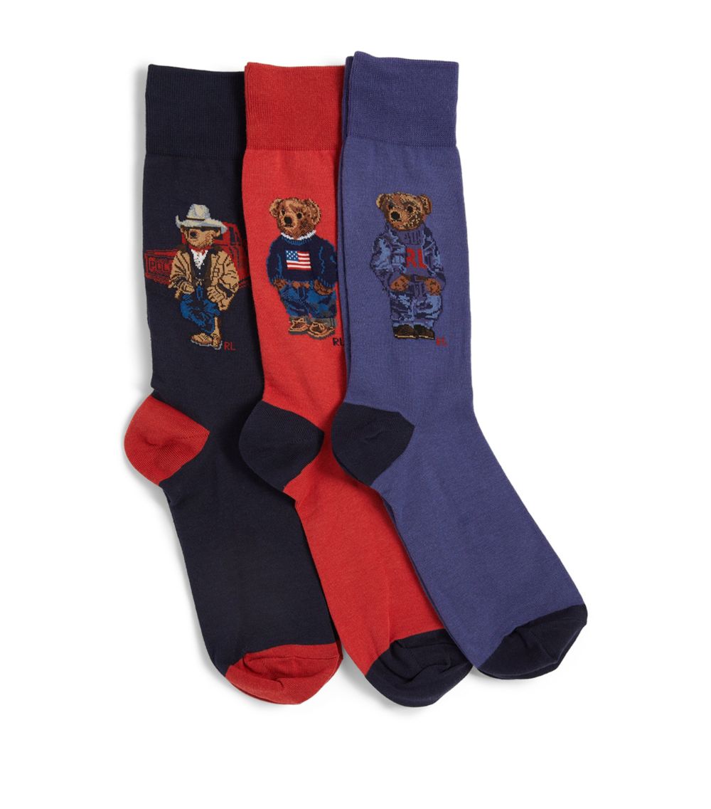 Polo Ralph Lauren Polo Ralph Lauren Polo Bear Socks (Pack of 3)