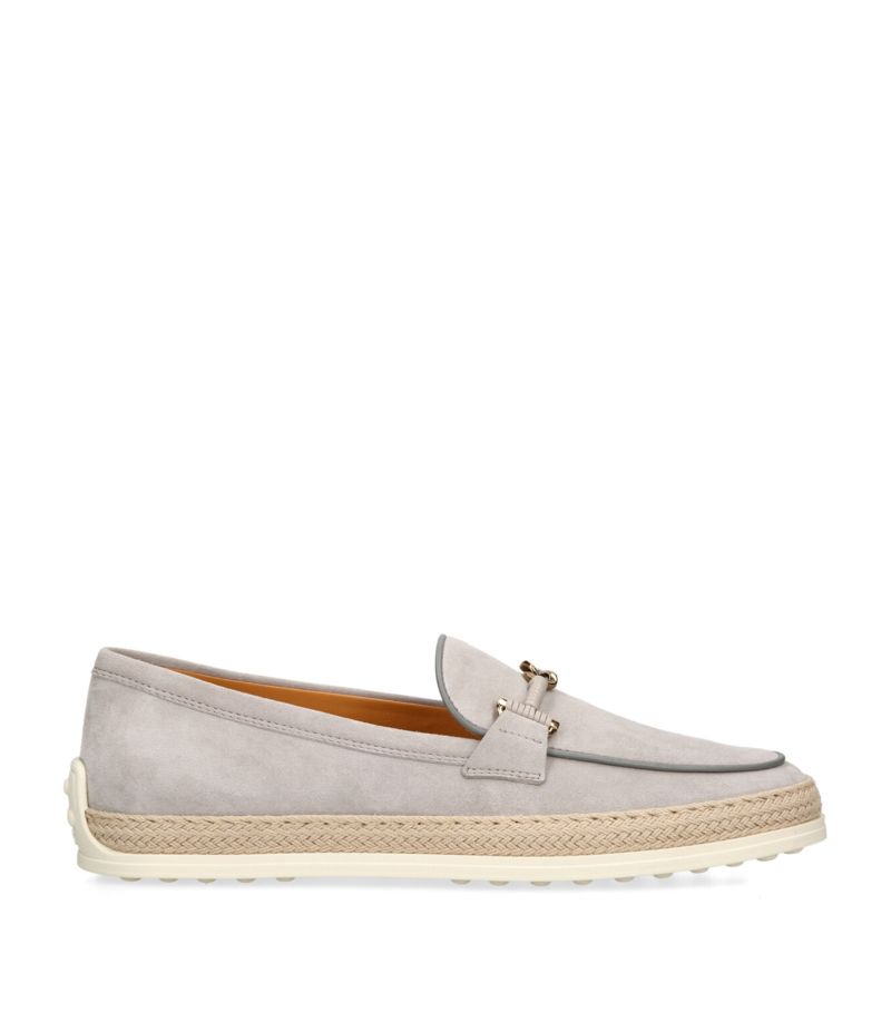 Tod's Tod'S Leather Gomma Buckle Loafers
