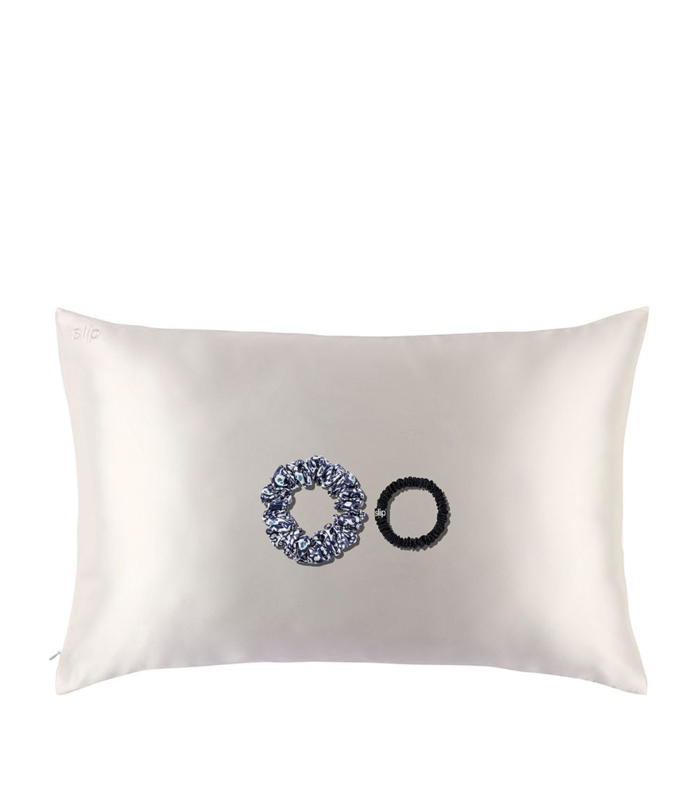 Slip Slip Slip Queen Sloane Pillowcase and Scrunchie Gift Set