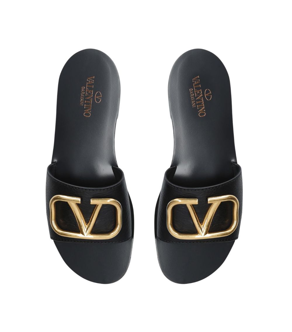 VALENTINO GARAVANI Valentino Garavani Leather Go Logo Sandals