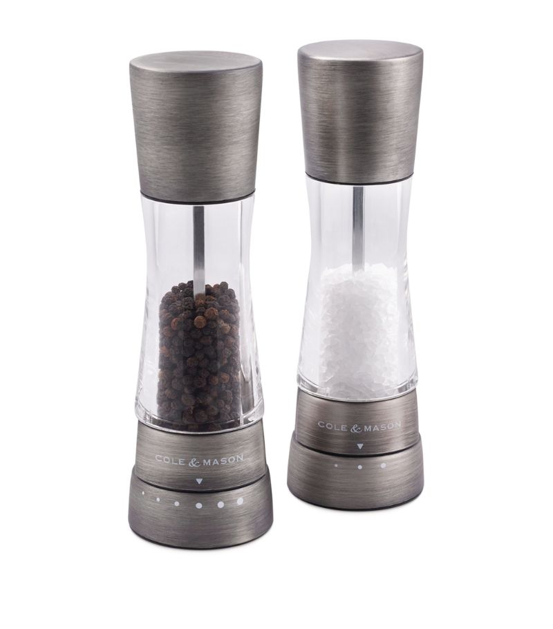 Cole & Mason Cole & Mason Titanium Derwent Salt And Pepper Mills