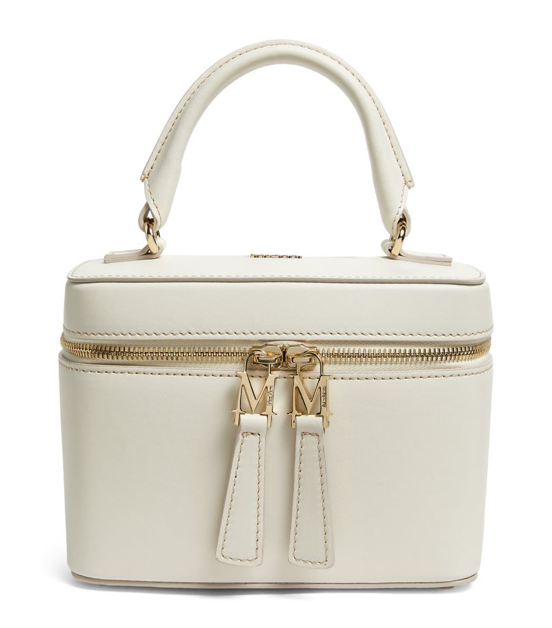 Max Mara Max Mara Leather Vanity Top-Handle Bag