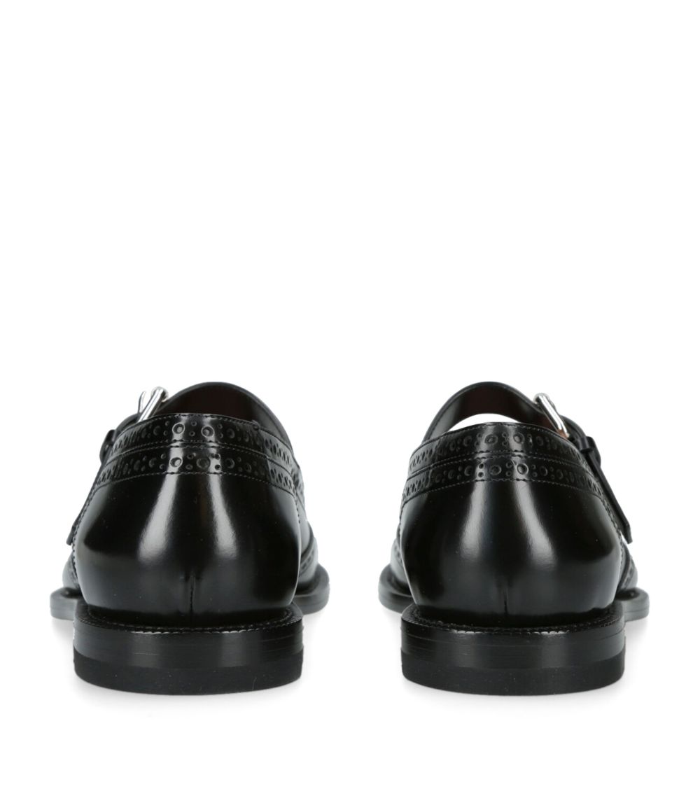 Loewe Loewe Leather Campo Mary Jane Mules