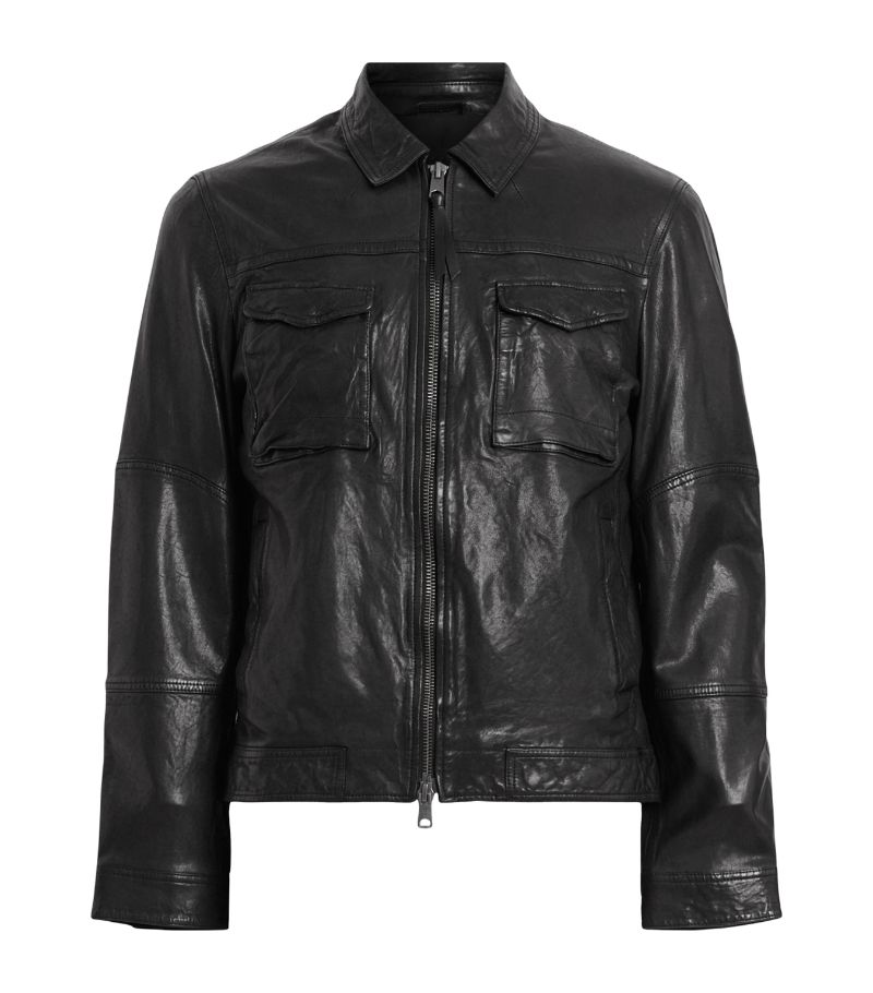 Allsaints Allsaints Leather Whilby Jacket