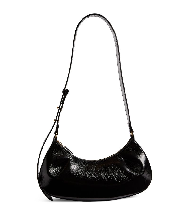 Elleme Elleme Leather Dimple Moon Shoulder Bag