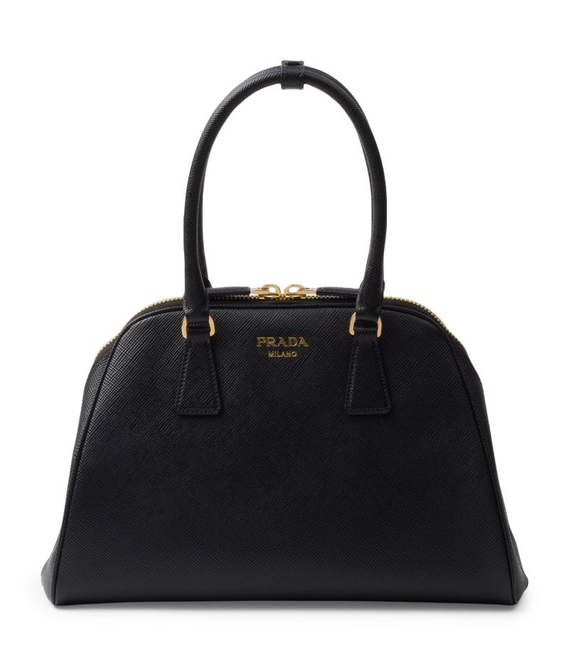 Prada Prada Medium Saffiano Leather Top-Handle Bag