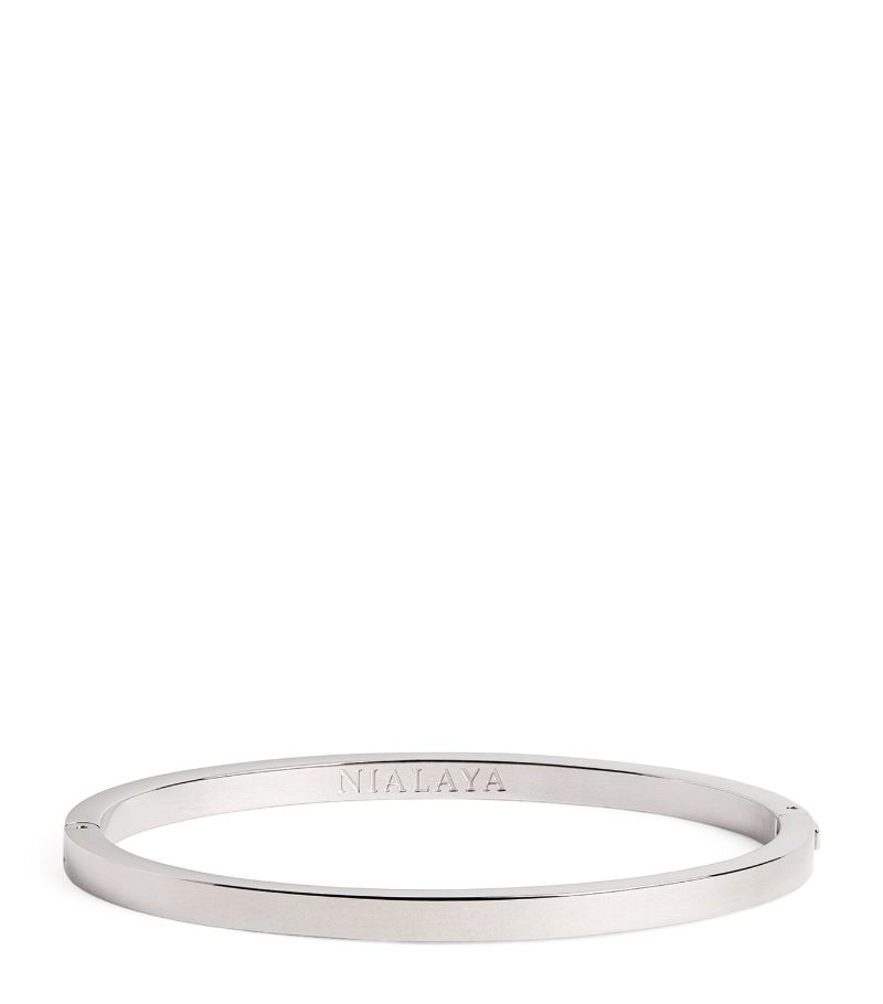 Nialaya Jewelry Nialaya Jewelry Stainless Steel Simplicity Bangle