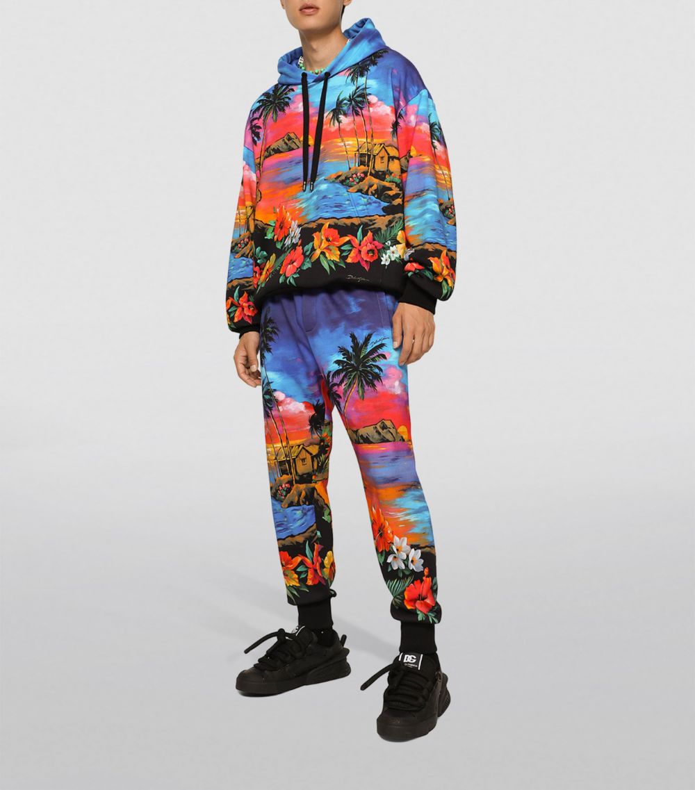 Dolce & Gabbana Dolce & Gabbana Tropical Sunset Sweatpants