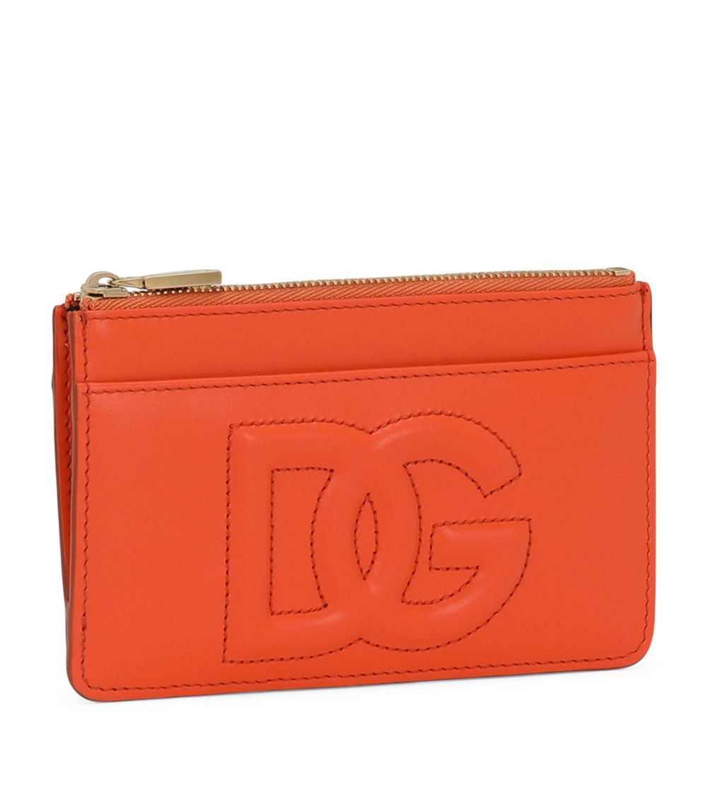 Dolce & Gabbana Dolce & Gabbana Leather Zip Card Holder