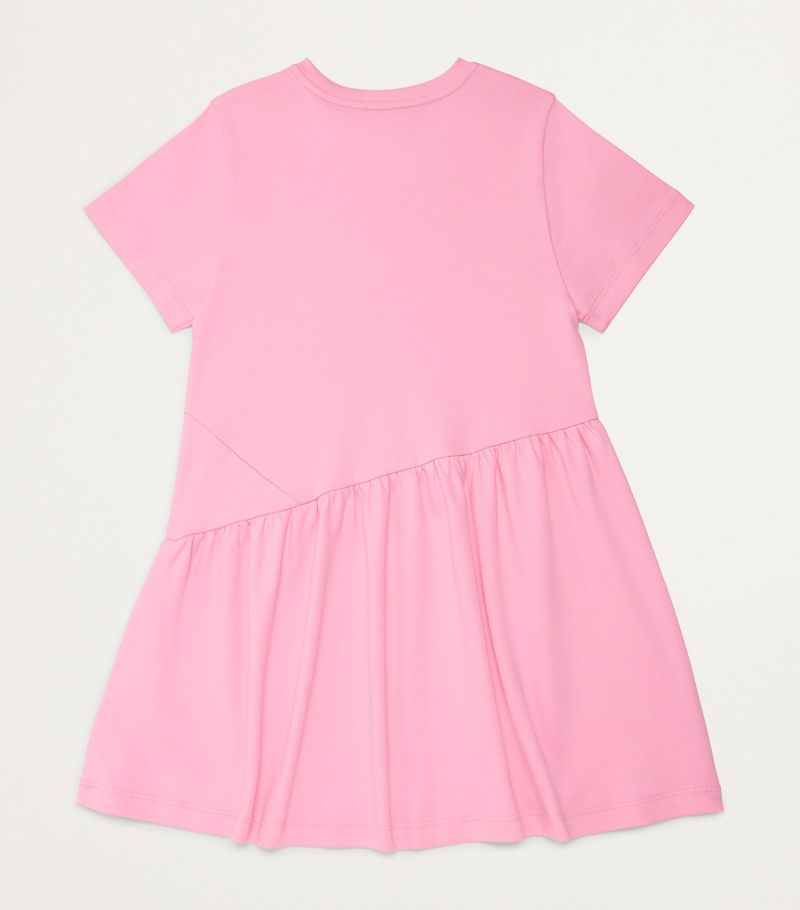 Givenchy Givenchy Kids Cotton Embellished-Logo Dress (4-12+ Years)