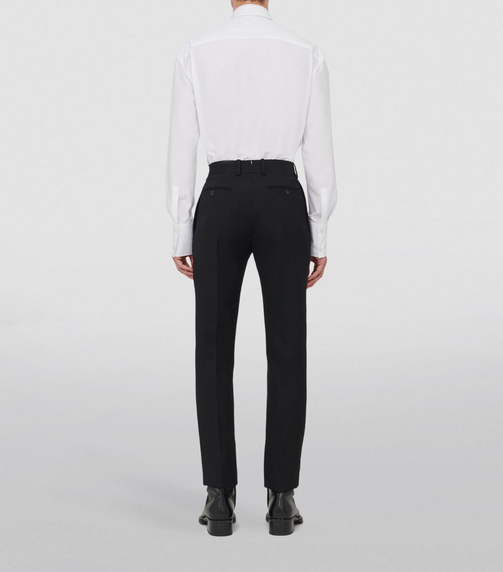 Alexander McQueen Alexander Mcqueen Wool Cigarette Trousers