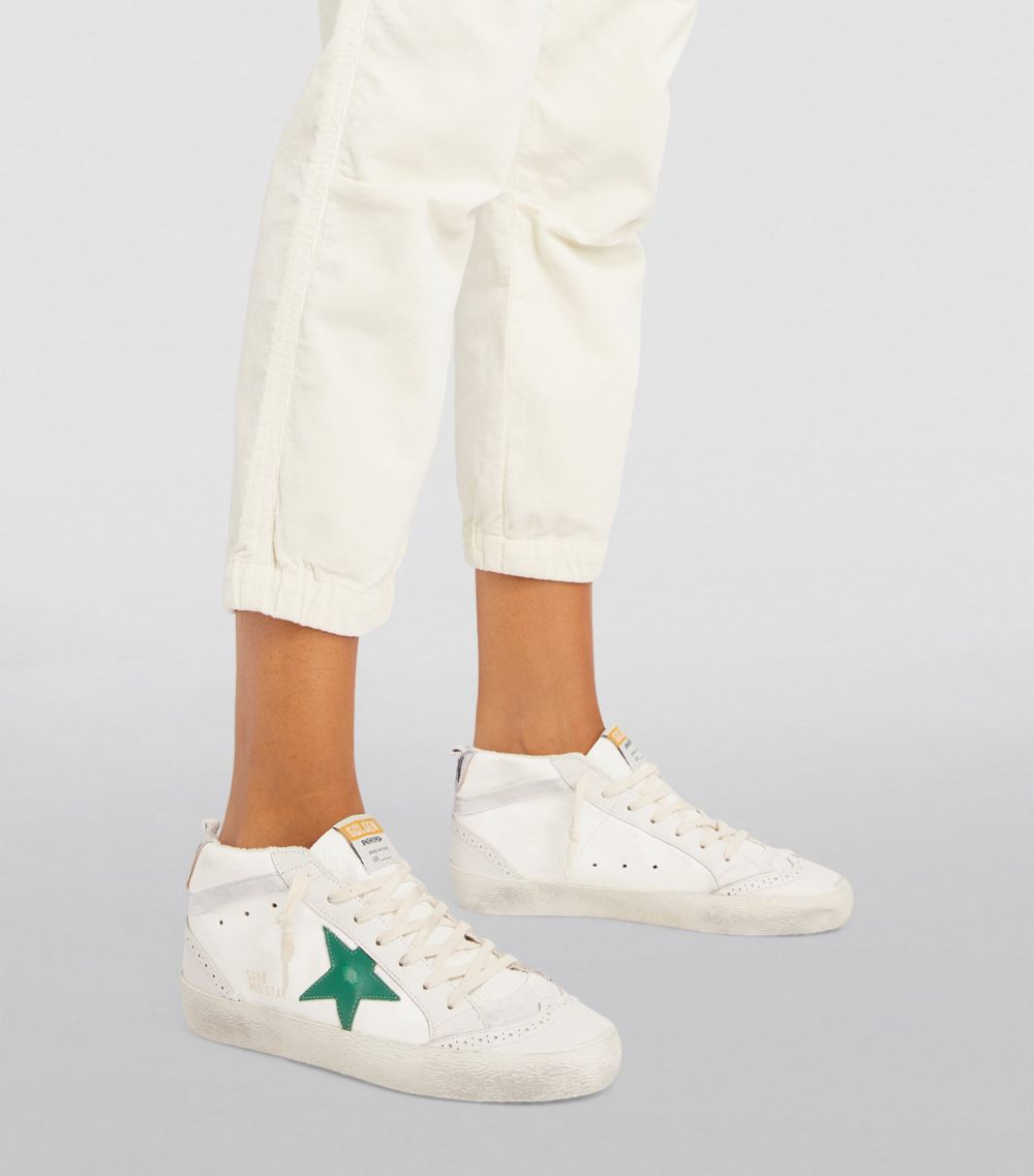 Golden Goose Golden Goose Leaether Mid Star Sneakers