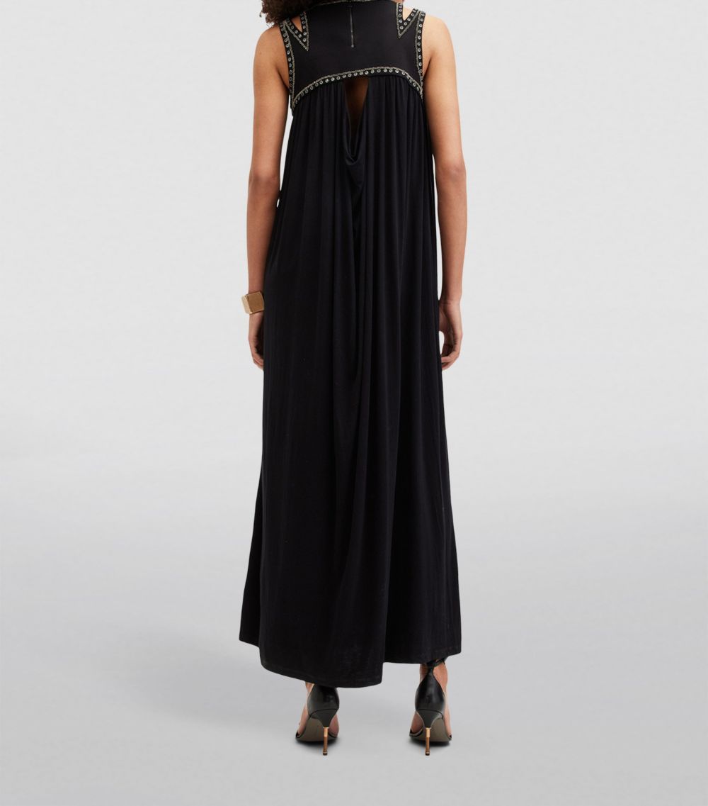 Allsaints Allsaints Embellished Arizona Maxi Dress