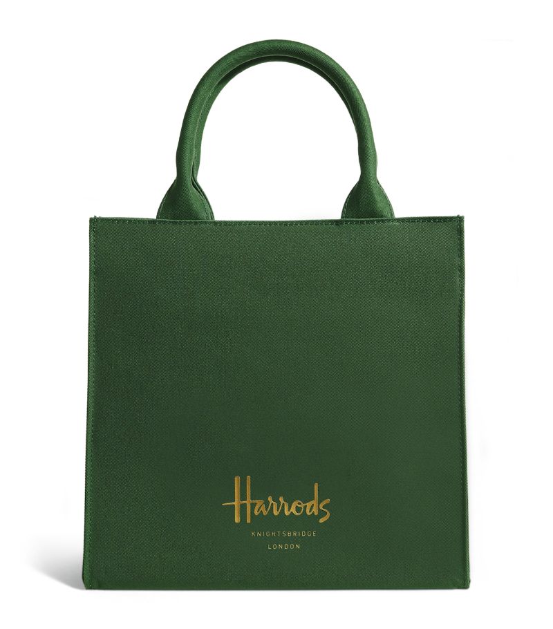 Harrods Harrods Small Cotton Logo Tote Bag