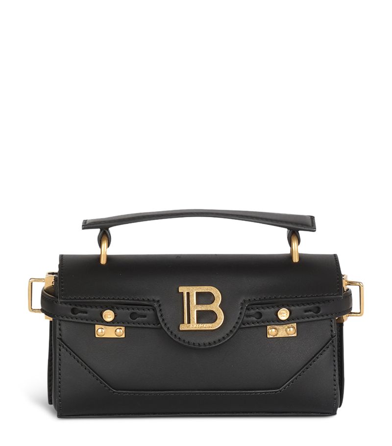 Balmain Balmain Leather B-Buzz 19 Top-Handle Bag