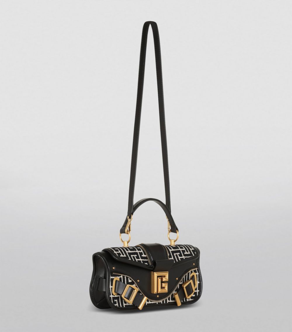 Balmain Balmain Monogram Blaze Top-Handle Bag