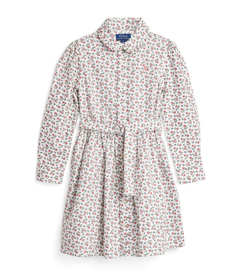 Ralph Lauren Kids Ralph Lauren Kids Cotton Floral Dress And Bloomers Set (3-24 Months)