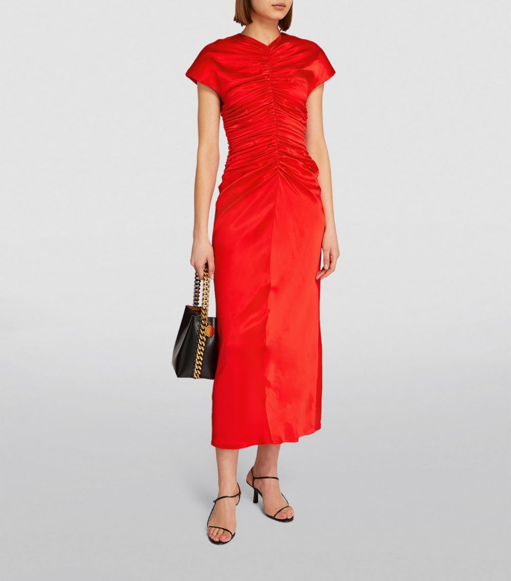 Tove Tove Silk Aubree Midi Dress