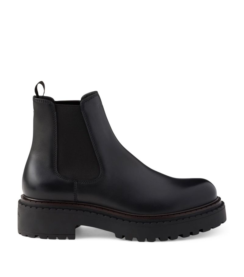 Prada Prada Leather Chelsea Boots