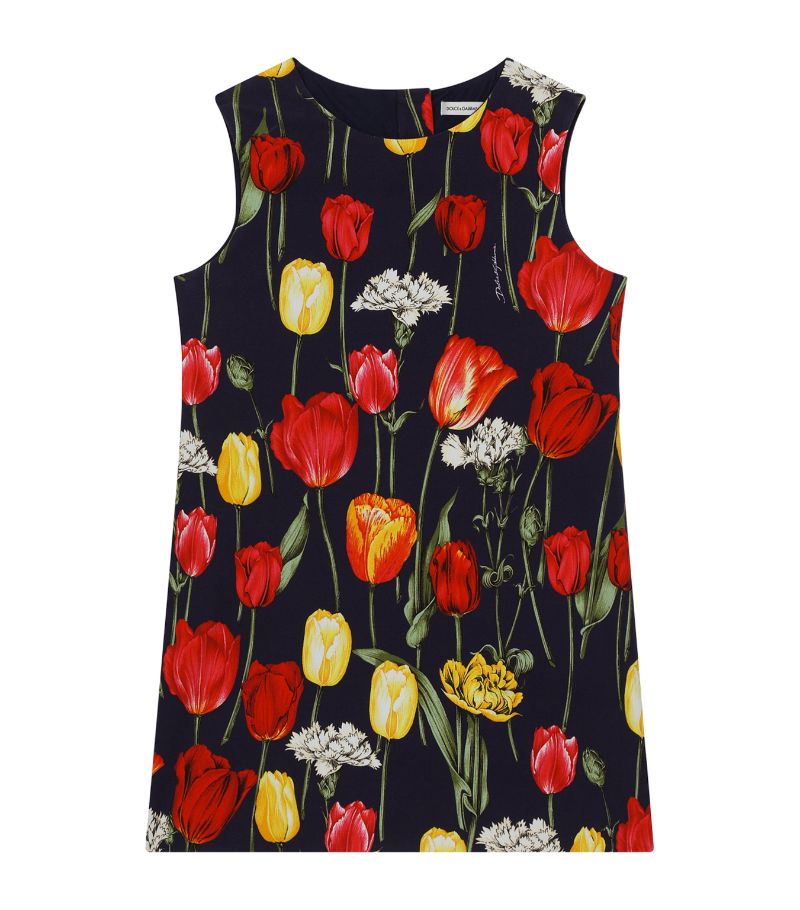 Dolce & Gabbana Dolce & Gabbana Kids Floral Sleeveless Dress (8-12+ Years)