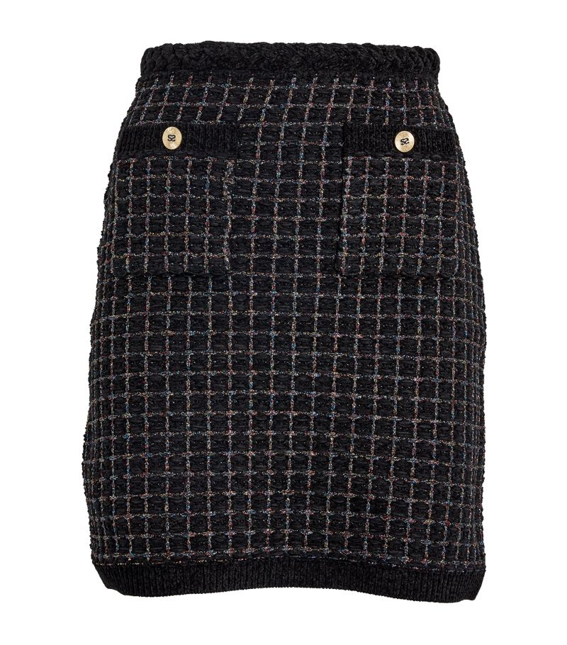  Sandro Tweed Mini Skirt