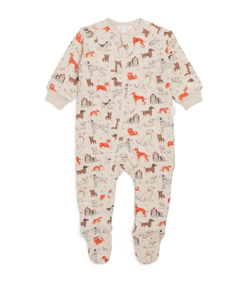 Purebaby Purebaby Quilted Dogs All-In-One (0-18 Months)