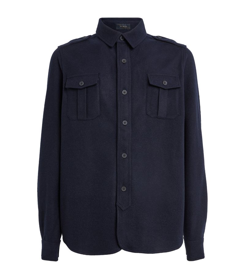 Sease Sease Virgin Wool-Blend Overshirt